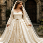mittelalterliches brautkleid
